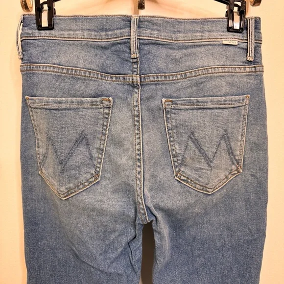 MOTHER Insider Crop Step Fray Jeans Shoot to thrill - Picture 10 of 10